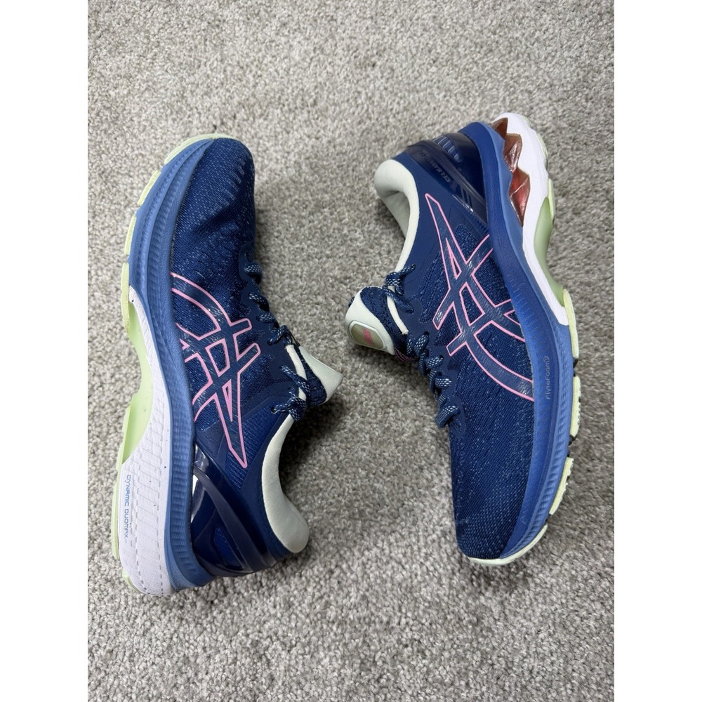ASICS GEL-Kayano 27 Running Shoes Womens Size 8 Blue Pink Sneakers 1012A649 - Picture 5 of 9